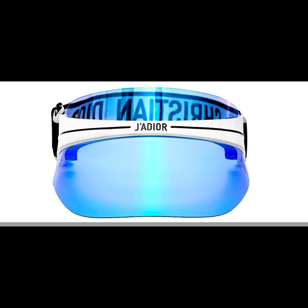 Authentic Dior DiorClub1 GOY White/Blue Visor